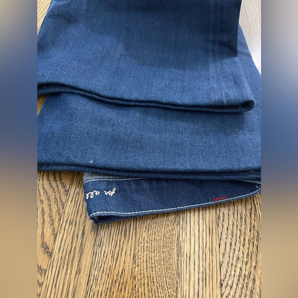 7 For All Mankind Low Rise Ginger Jean, Hirosaki Wash, 27 - Picture 6 of 13